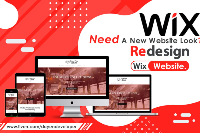 I will make a wix website, fully design wix website and wix SEO