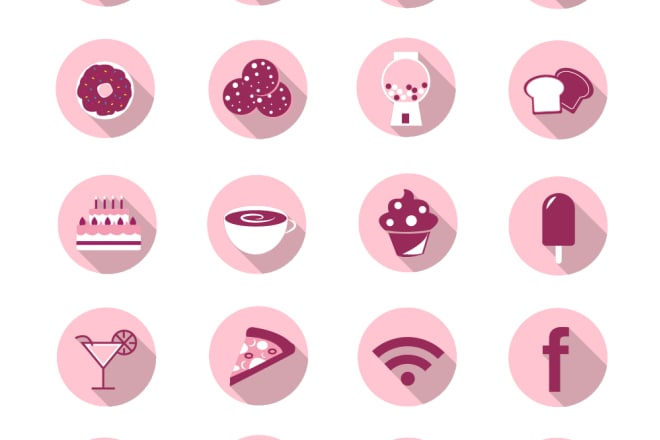 I will make beautiful icons designs