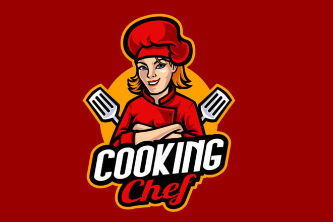 I will make design the cooking, food and chef logo