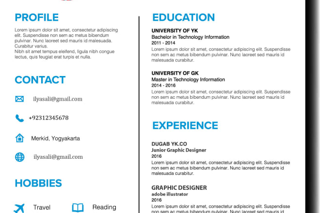 I will make job winning resume design that will get you hired