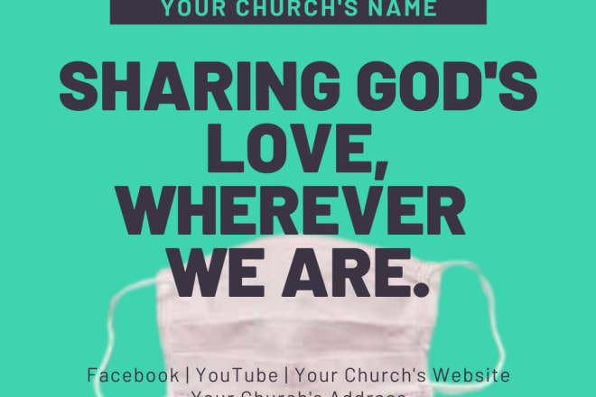 I will make social media graphics for your church or organization
