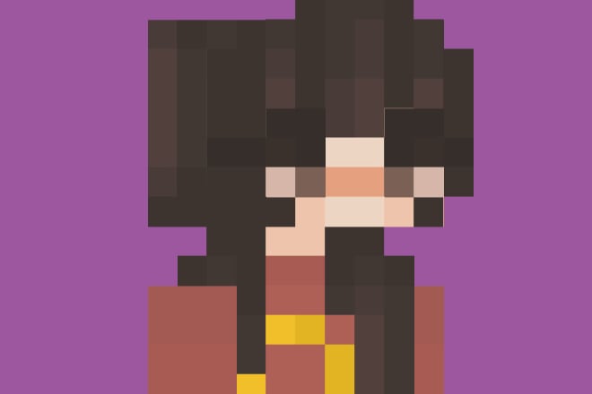 I will make you a pixelated minecraft profile picture