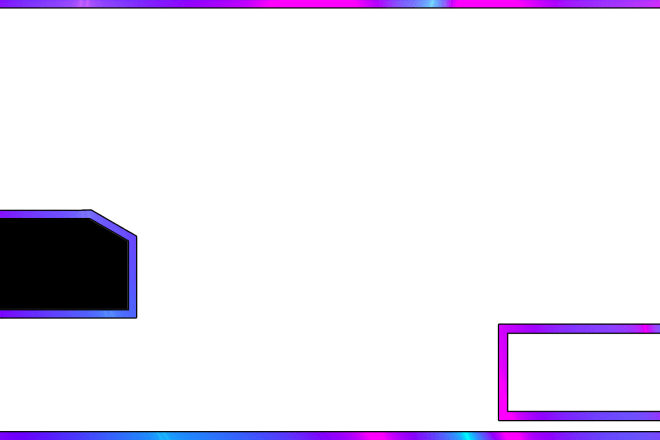 I will make you a twitch overlay and webcam overlay
