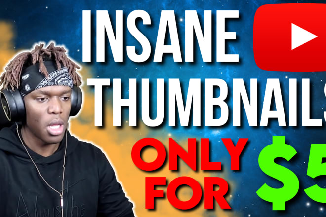 I will make you the best youtube thumbnail