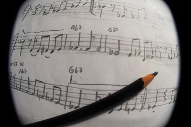 I will make you the perfect lead sheet, chart or bass transcription