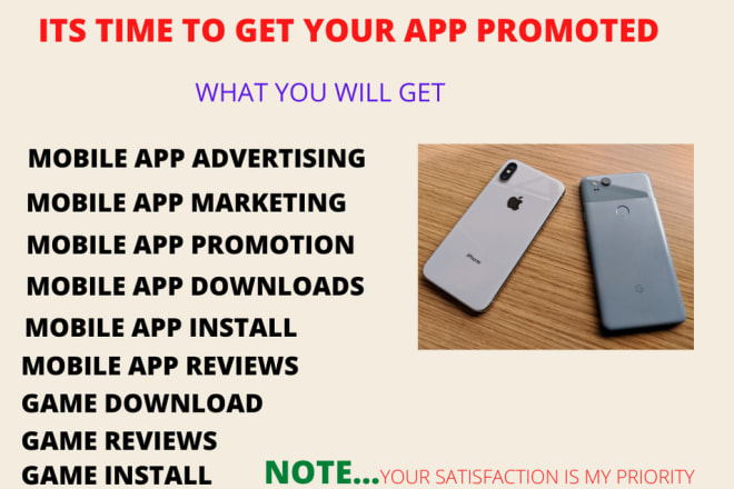 I will make your mobile app,android and IOS get download with viral promotion