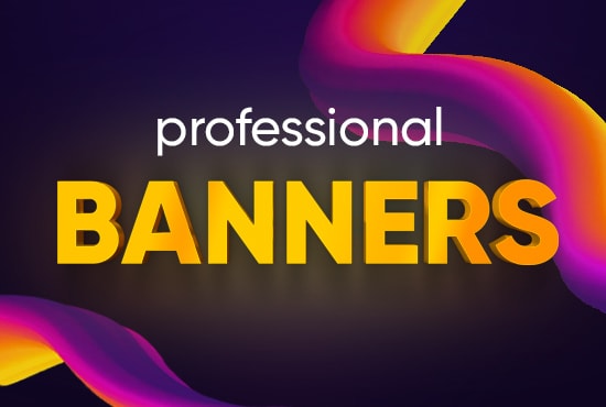 I will making professional web banners