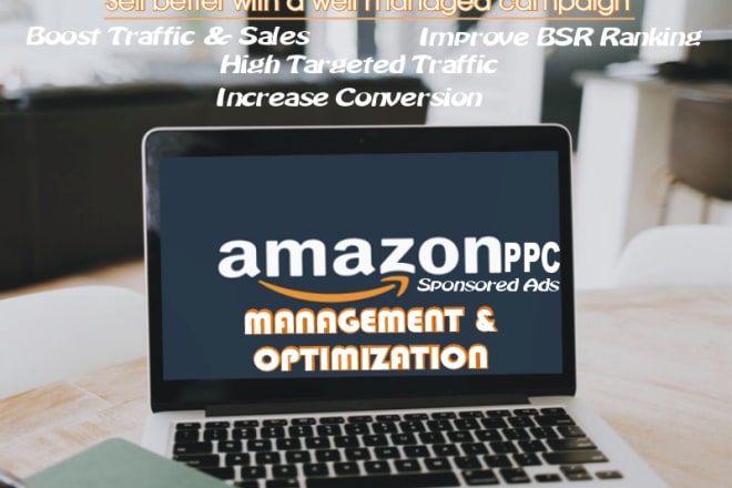 I will manage amazon PPC sponsored ads pay per click advertising