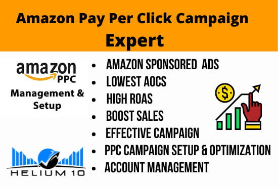 I will manage and setup your amazon pay per click campaign,PPC
