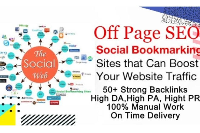 I will manually build 150 social bookmarks submissions