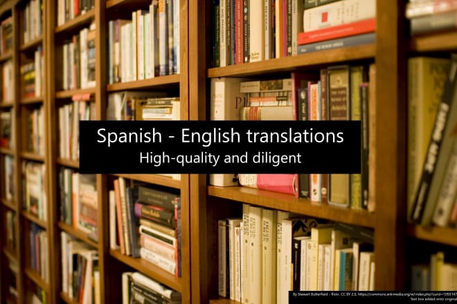 I will manually translate spanish into english