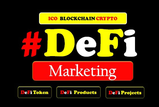 I will marketing or promotion defi tokens or related crypto projects