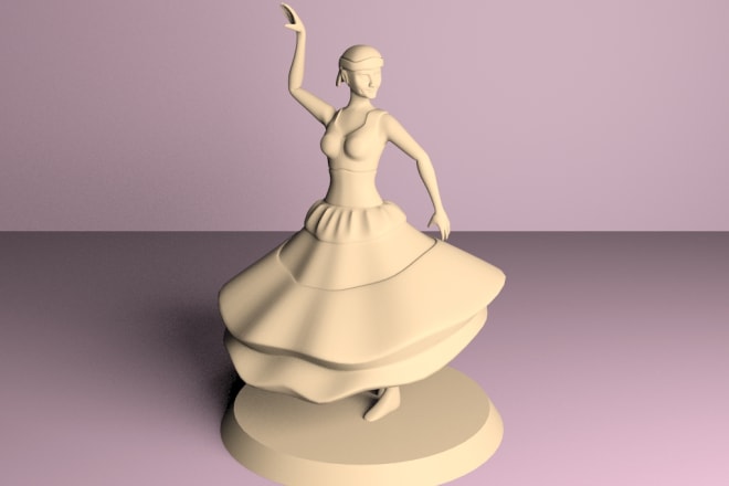 I will model miniature character or poses for 3d printing