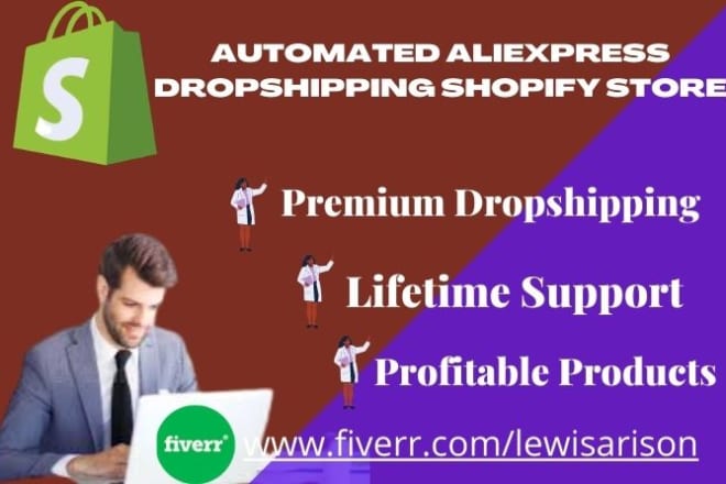 I will mould a thriving moneymaking automated aliexpress dropshipping shopify website