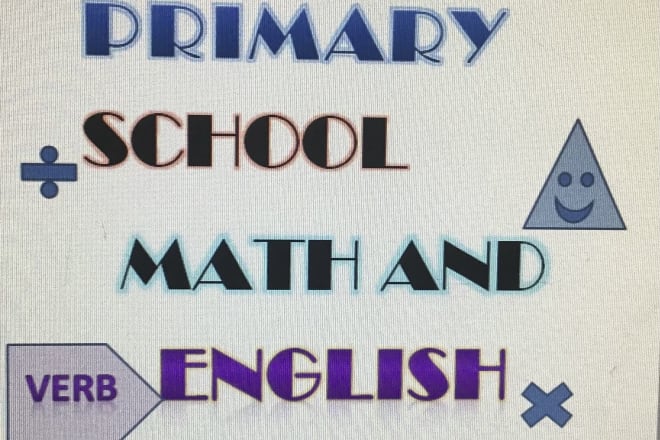 I will online tutor for primary school children