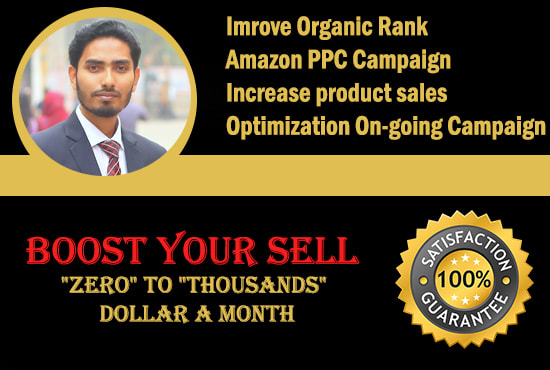 I will optimize your amazon PPC campaign and boost sale zero to thousand