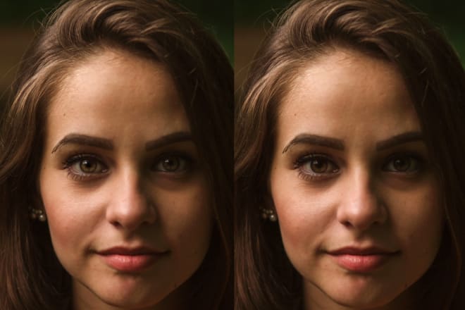 I will perform professional face retouching in photoshop