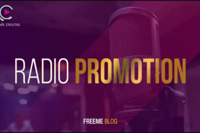 I will play and promote your song on my online radio station