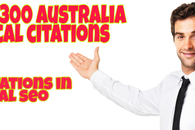 I will post 300 australia local citations for local SEO