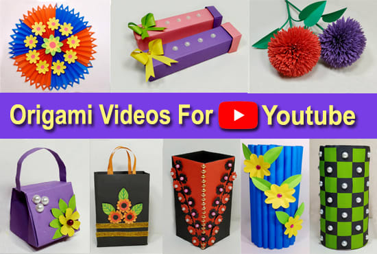 I will produce any origami or paper craft videos on your demand