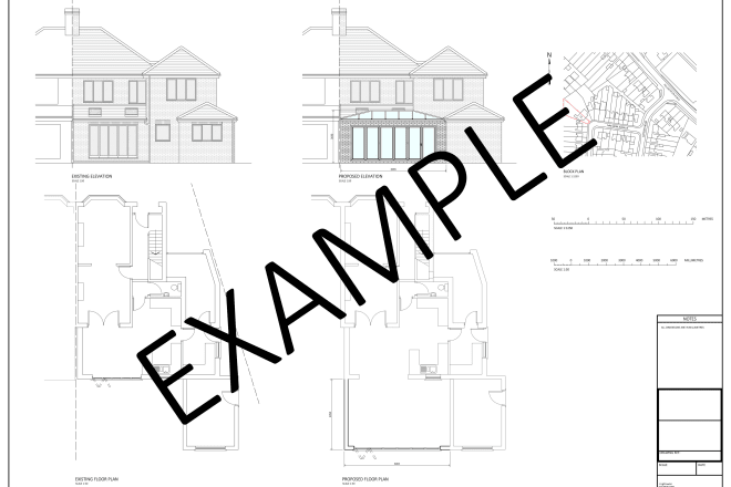I will produce drawings for your planning permission application
