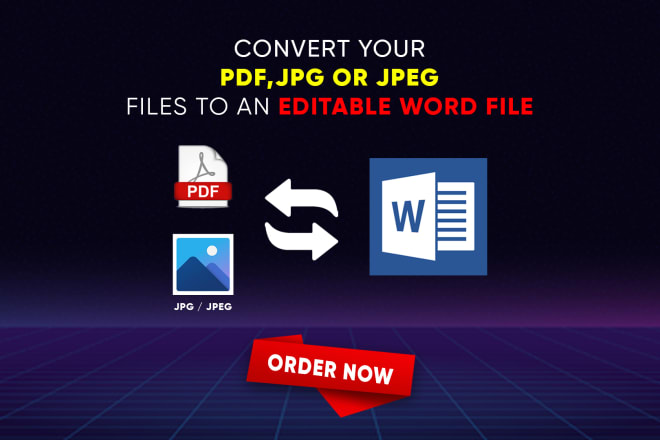 I will professionally convert pdf to word, doc, edit pdf