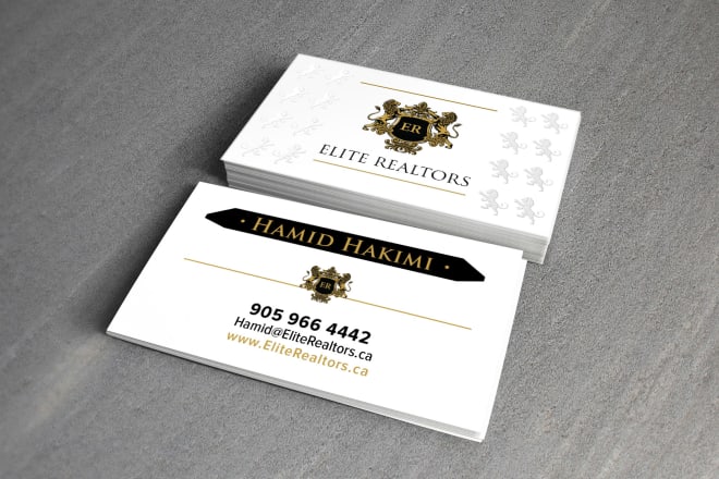 I will professionally design a business card for you