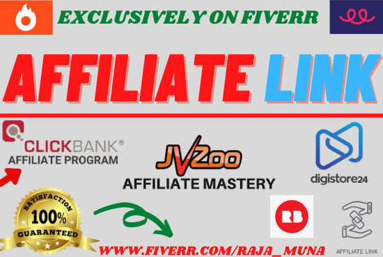 I will promote affiliate link,clickbank,redbubble,hotmart,digistore marketing,teespring