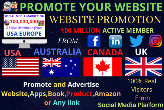 I will promote and advertise website,apps,book,product,amazon or any link