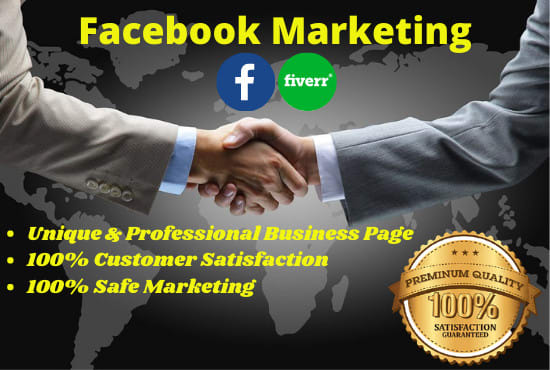 I will promote your business in supreme level by unique facebook marketing