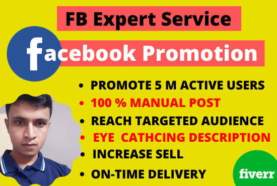 I will promote your business to my 50,01,799 real fb friends in USA