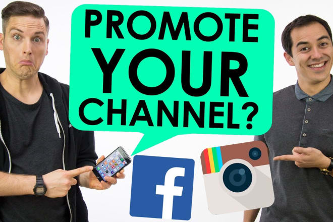I will promote your social media and web site
