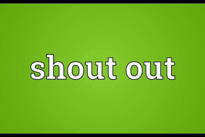 I will promote your youtube shout out to top rated social media