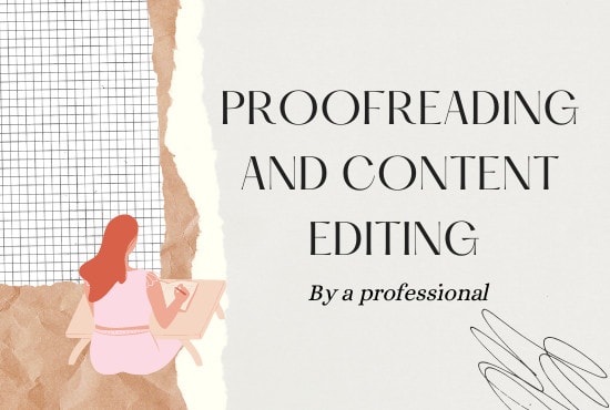 I will proofread, edit and perfect your text