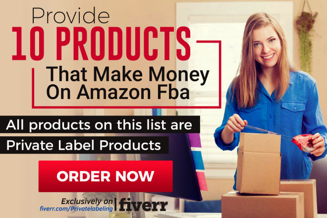 I will provide 10 products that make money on amazon fba