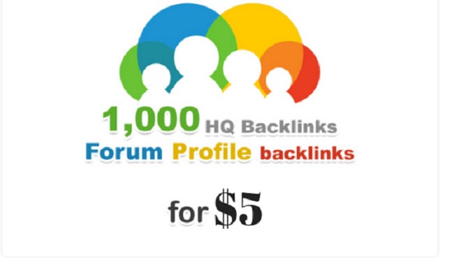 I will provide 1000 forum profile links