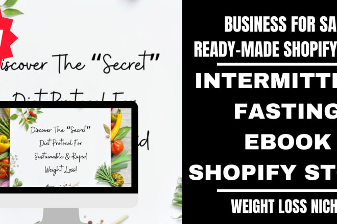I will provide a ready made weight loss ebook shopify store
