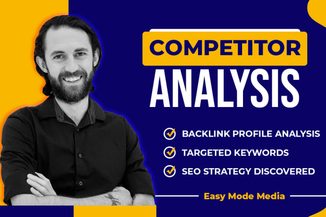 I will provide complete SEO competitor analysis for your website