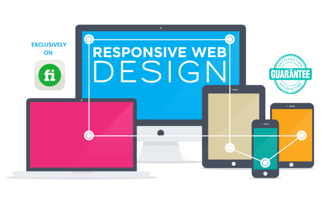 I will provide creative website design with responsive layout