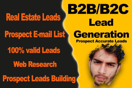 I will provide highly targeted b2b,b2c lead generation, accurate leads