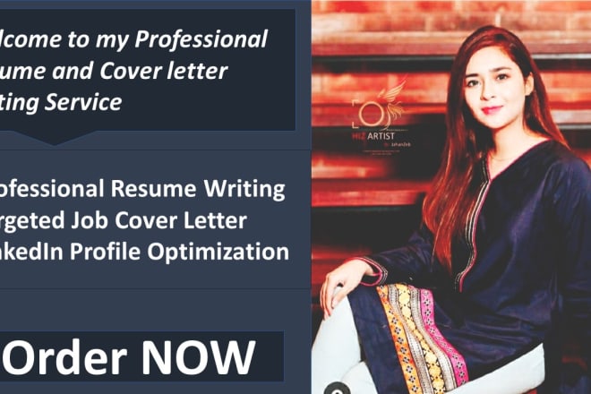 I will provide professional resume writing services and cover letter