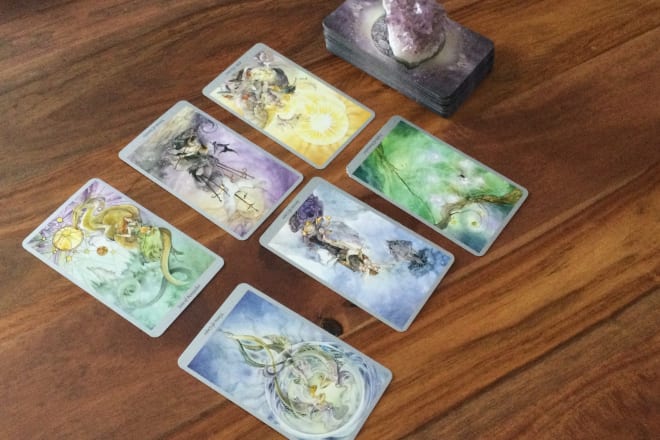I will provide spiritual guidance using tarot and oracle cards