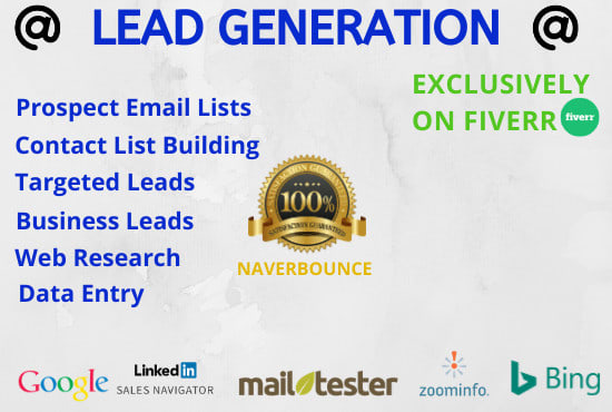 I will provide valid and never bounced leads for any company