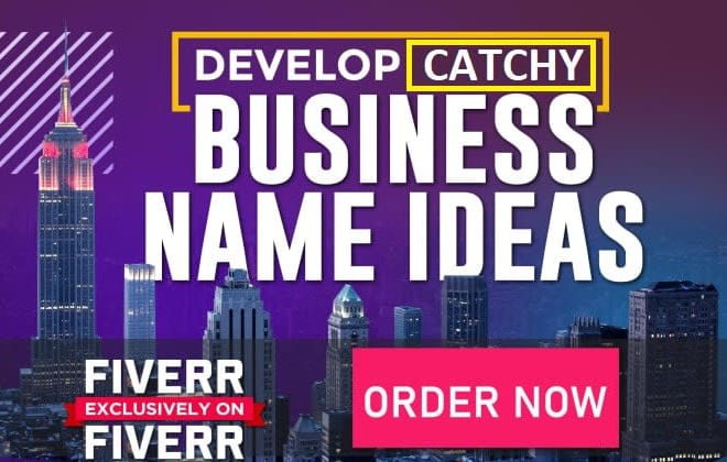 I will provide you 10 catchy business name, brand name, product name, slogans