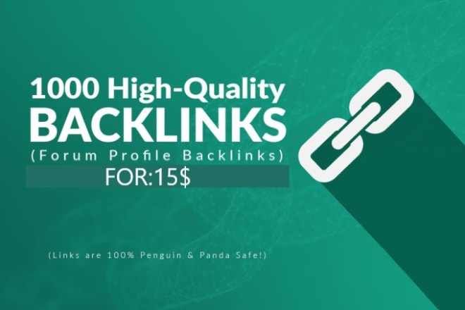 I will provide you 1000 forum profile links