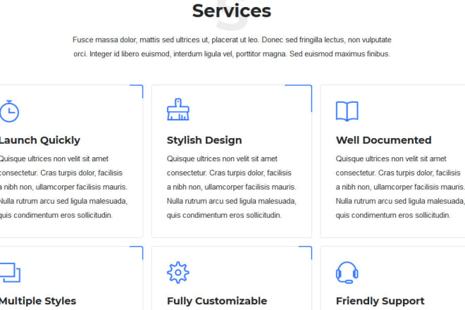 I will provide you ready CV or resume HTML template