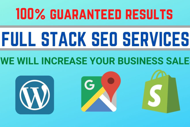 I will provide you shopify SEO, search engine optimization, and gmb services
