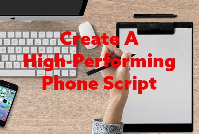 I will provide you with a phone script formula