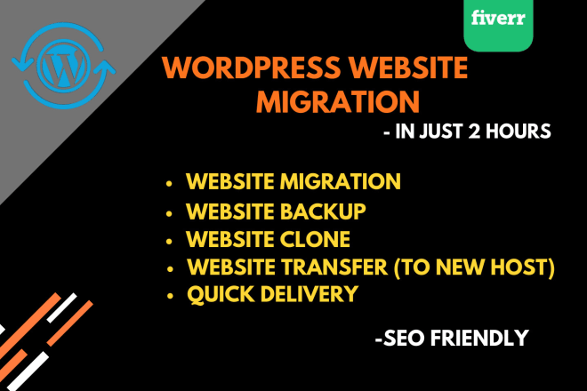 I will quickly migrate, backup, transfer your wordpress website