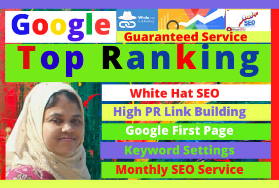 I will rank your website on google 1st page, monthly SEO